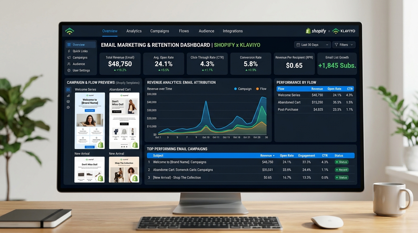 I will setup high-converting Klaviyo and WhatsApp marketing flows for ecommerce